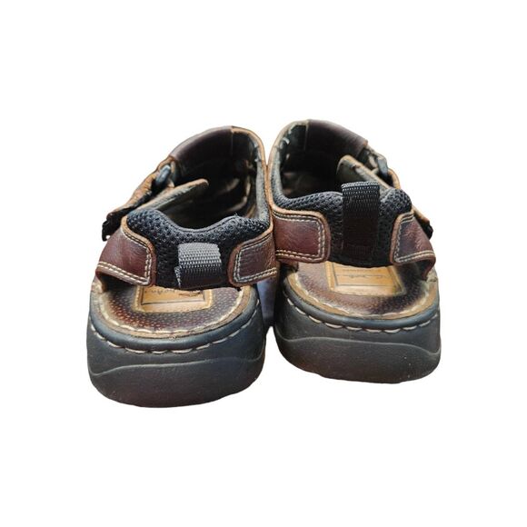 Thom McAn Men's Fisherman's Leather Sandals Size 9 Vintage 90's - Picture 5 of 7